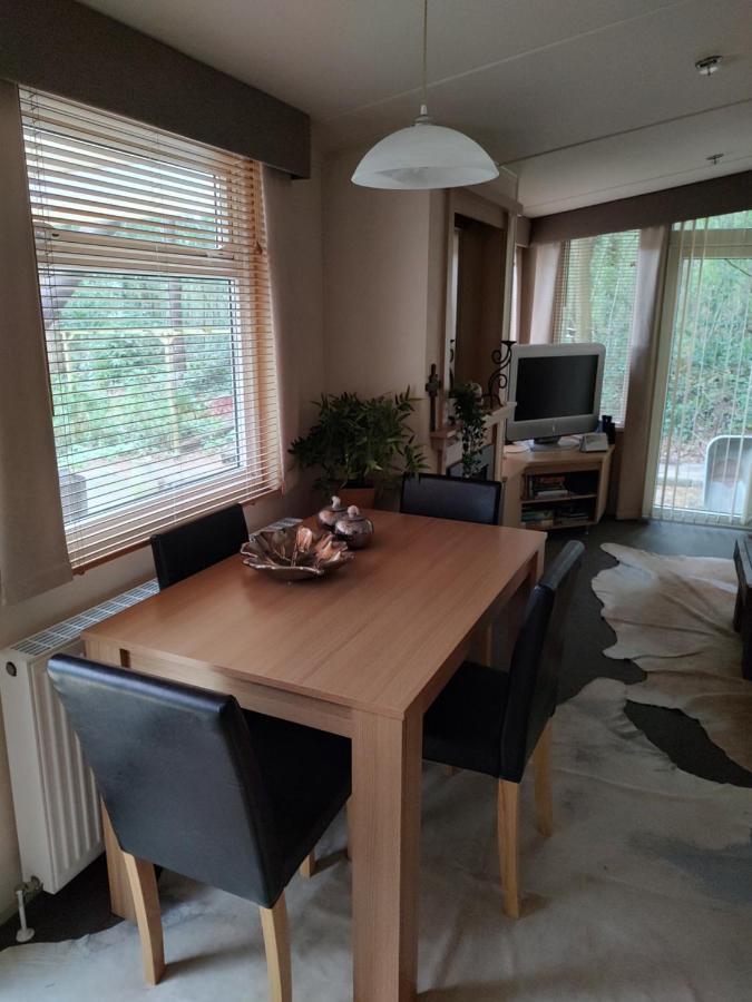 Chalet Met Veranda Aan Bosrand Vledder Eksteriør bilde